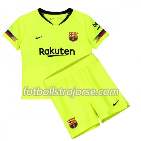 FC Barcelona Matchtröjor Barn Borta Fotbollströja 2018-2019